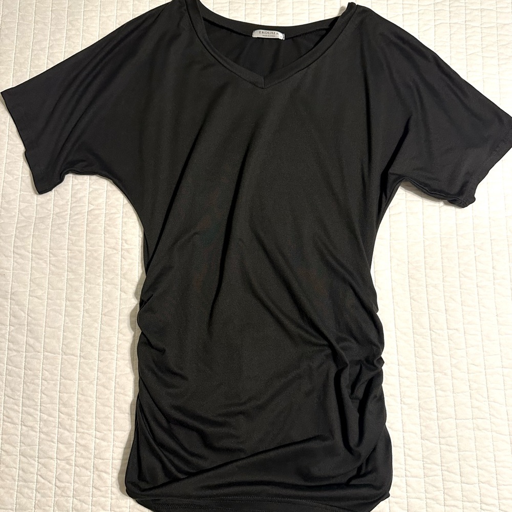Black Women's Top MATERNITY